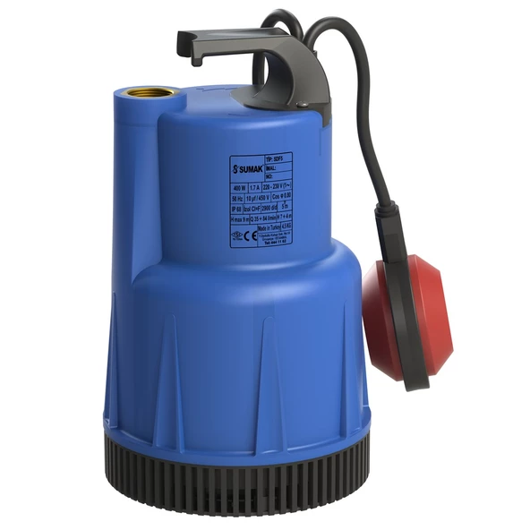 Sumak SDF5 0.5 HP 220V Drenaj Dalgıç Pompa ürün görseli 1