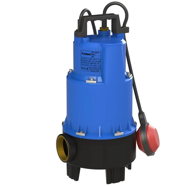 Sumak SDF15 1.5 Hp 220v Açık Fanlı Pis Su Dalgıç Pompa ürün görseli 1