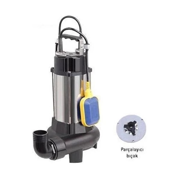 İmpo V1100DF 1.5 Hp 220V İthal Bıçaklı Pis Su Dalgıç Pompa ürün görseli 1