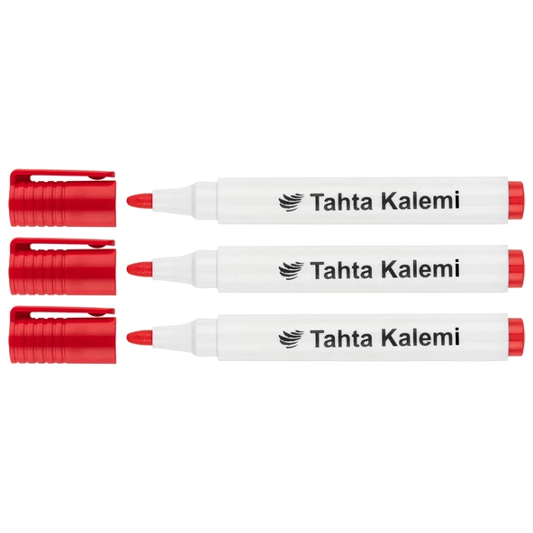 Lotte Tahta Kalemi 3'lü Kırmızı ürün görseli 1