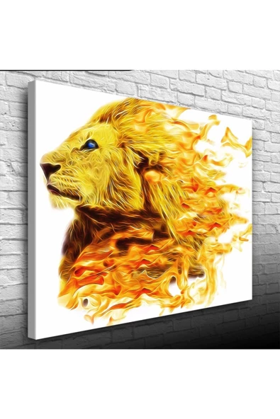 Aslan Kral Canvas Tablo (50x70) ürün görseli 1