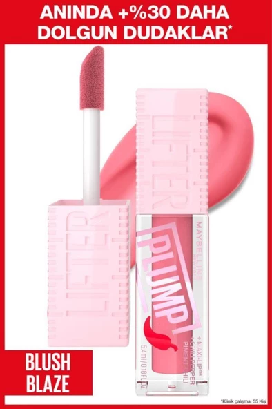 Maybelline New York Lifter Plump Dudak Parlatıcısı 001 Blush Blaze ürün görseli 1