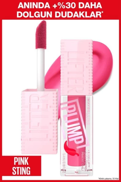 Maybelline New York Lifter Plump Dudak Parlatıcısı- 003 Pink Sting ürün görseli 1