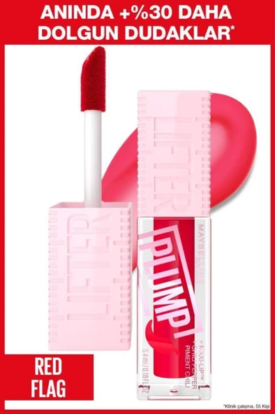 Maybelline New York Lifter Plump Dudak Parlatıcısı 004 Red Flag ürün görseli 1
