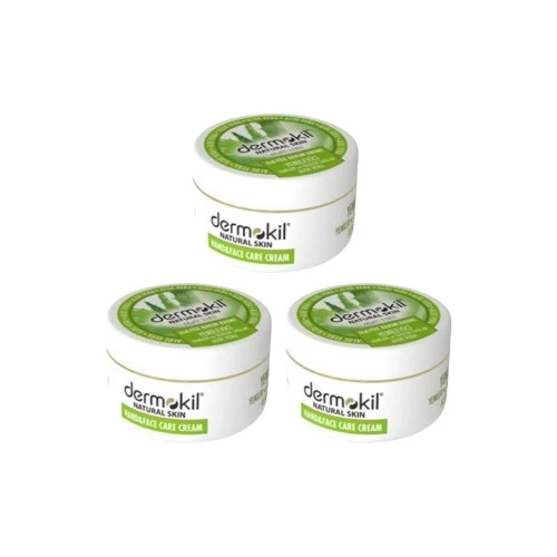Dermokil Natural El Ve Yüz Bakım Kremi Aloe Vera 300 Ml X 3 Adet ürün görseli 1