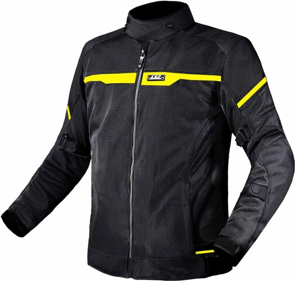 LS2 RIVA MONT SİYAH-NEON SARI ( YAZLIK + İÇ ASTARLI ) ürün görseli 1