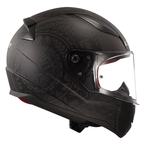 LS2 RAPID TAKAROA MAT SİYAH KASK - Resim 3