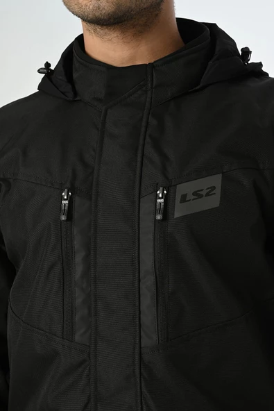 LS2 METROPOLIS EVO KIŞLIK MONT SİYAH - Resim 6