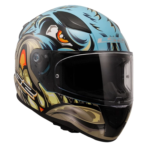 LS2 RAPID 2 NEO MAVİ-MOR KASK - Resim 5