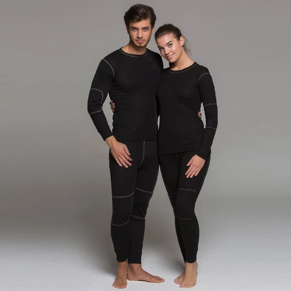 Thermoform Active Plus Yetişkin Termal İçlik Set Siyah ürün görseli 1
