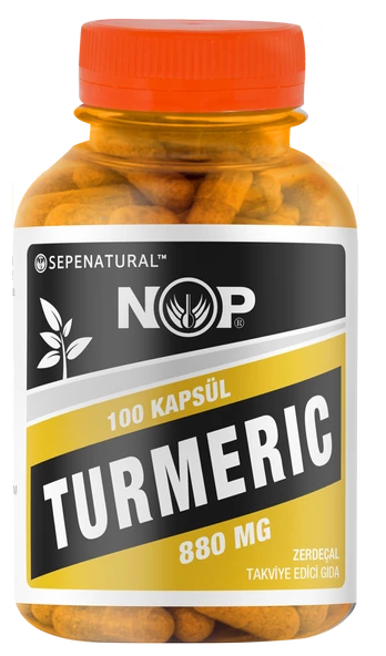 Zerdeçal Kapsül 100 x 880 mg Curcumin Kurkumin Turmeric ürün görseli 1