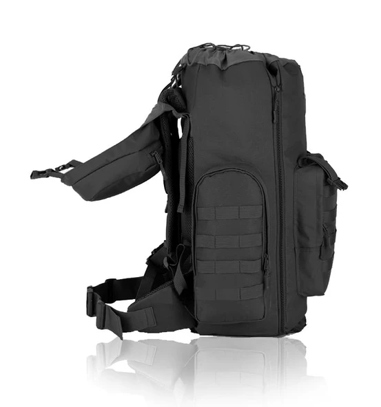 Protector Plus 408 Kamp Dağ Sırt Çantası 75+10L Siyah - Resim 6
