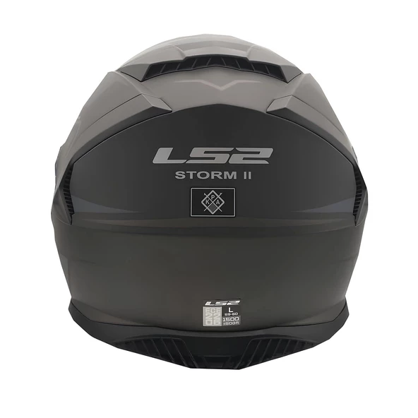 LS2 STORM 2 FIST MAT SİYAH KASK - Resim 3