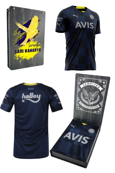 Fenerbahçe Orijinal Forma Özel Tasarım Hediyelik Ahşap Kutulu ürün görseli 1