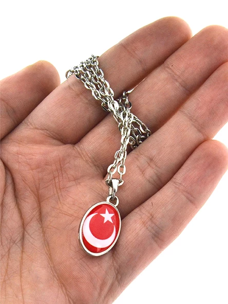 Ay Yıldız Damla Kolye - Resim 2