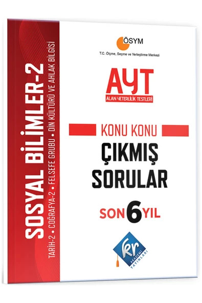 AYT Sosyal Bilimler-2 Son 6 Yıl Konu Konu Çıkmış Sorular KR Akademi Yayınları ürün görseli 1