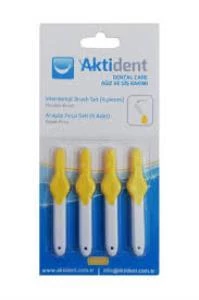 Aktident Arayüz Fırçası 0,70 mm Sarı 4'lü ürün görseli 1