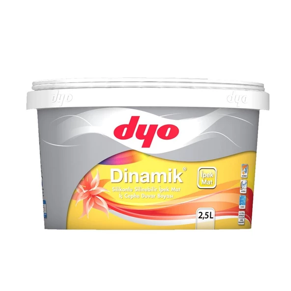 Dyo Dinamik İpek Mat 2,5 lt İç Cephe Boyası ürün görseli 1