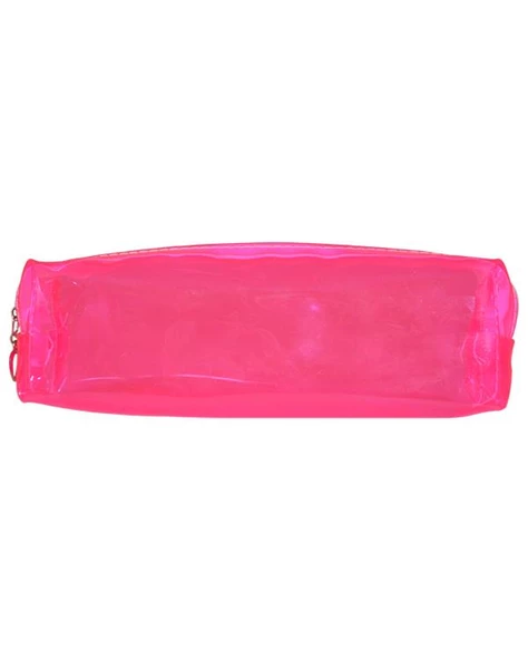Taros Vintage Label Şeffaf Silikon Kalem Kutu Pembe 2356 ürün görseli 1