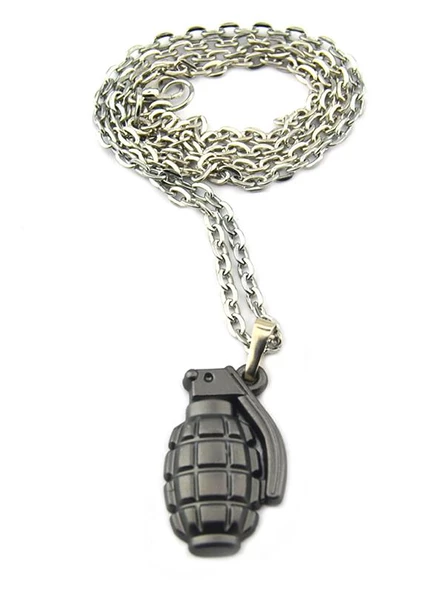 El Bombası - Grenade - Kolye - Mat Siyah - Resim 9