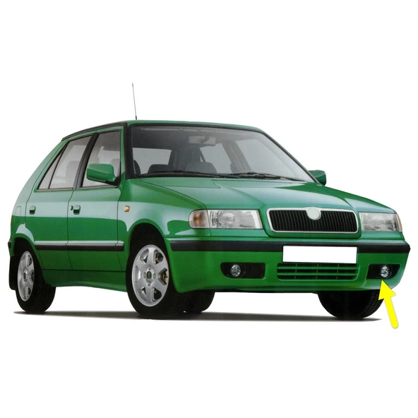 Skoda Felicia 1998-2001 Ön Tampon Sol Sis Farı Çerçevesi 6U0807431B ürün görseli 1
