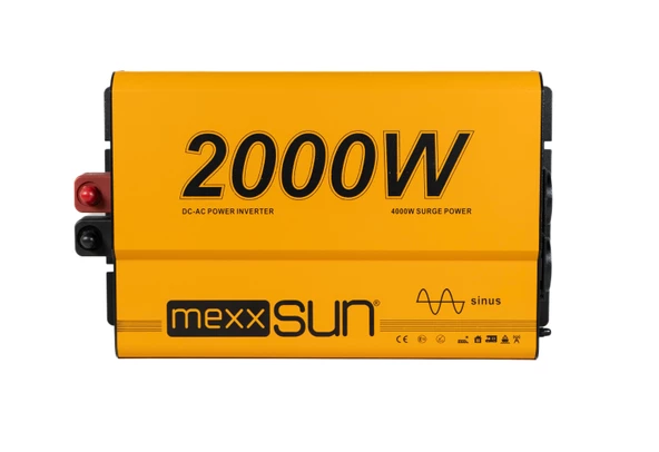 MEXXSUN Tam Sinüs Inverter 2000w 12v ürün görseli 1