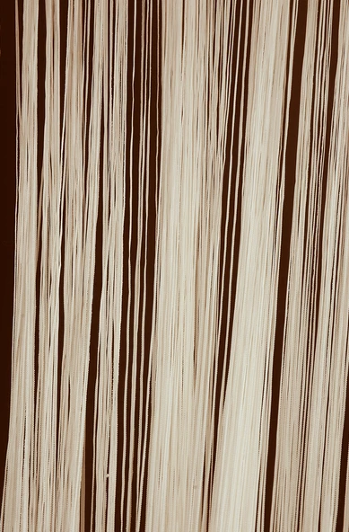 İP PERDE İNCE ZİNCİR KREM RENK 300 x 280 CM ürün görseli 1