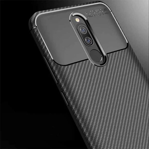 Xiaomi Redmi 8 Elde Kaymayan Kamera Korumalı Kılıf - Resim 6