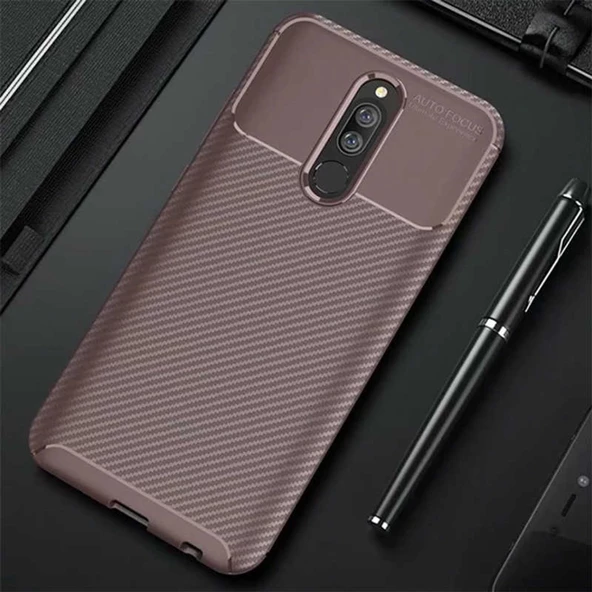 Xiaomi Redmi 8 Elde Kaymayan Kamera Korumalı Kılıf - Resim 2