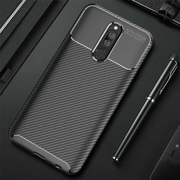 Xiaomi Redmi 8 Elde Kaymayan Kamera Korumalı Kılıf - Resim 3