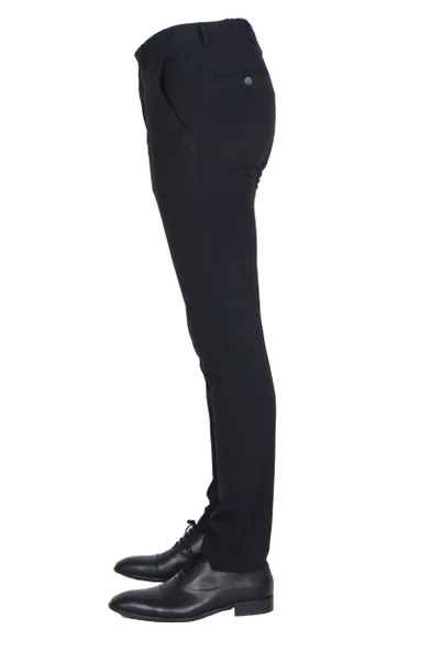 Cengiz İnler Düz Slim Fit Erkek Kumaş Pantolon ürün görseli 1