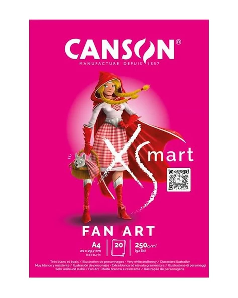 Canson XSmart Fan Art A4 250g 20 Sayfa ürün görseli 1