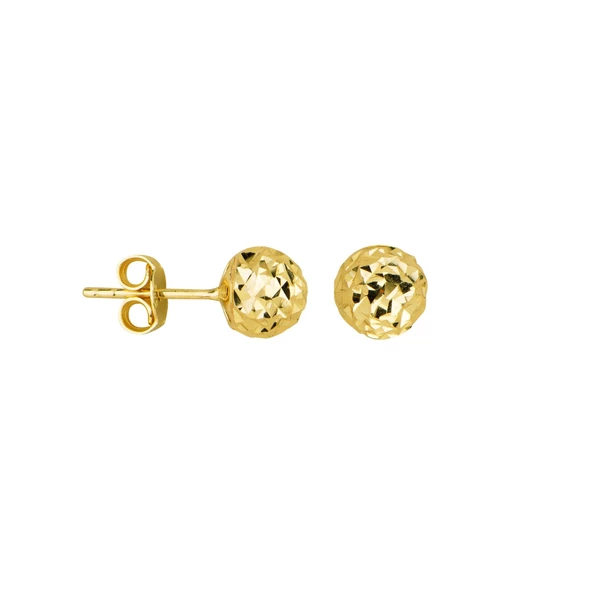 14 Ayar 7 mm Altın Top Küpe 2,10 gr ürün görseli 1