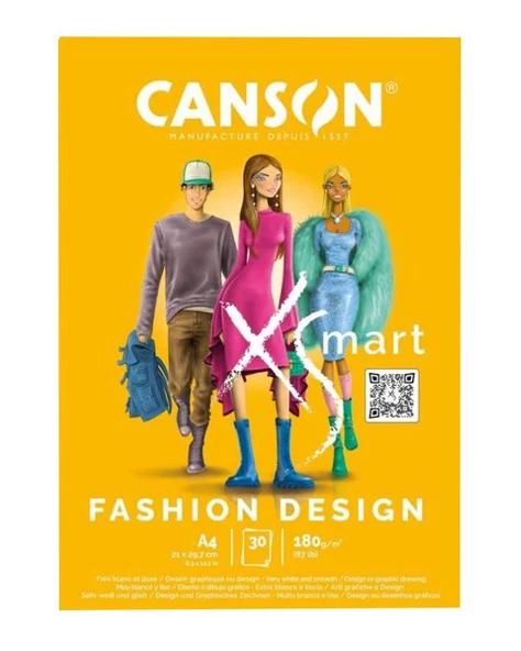 Canson XSmart Fashion Design A4 30 Sayfa ürün görseli 1