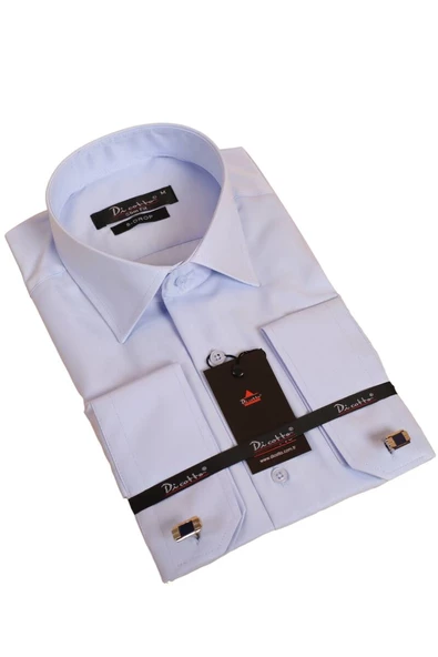 Mavi 8 Drop Ekstra Uzun Kol Dar Kesim Micro Kumaş Kol Düğmeli Slim Fit Erkek Gömlek - 197-4 ürün görseli 1