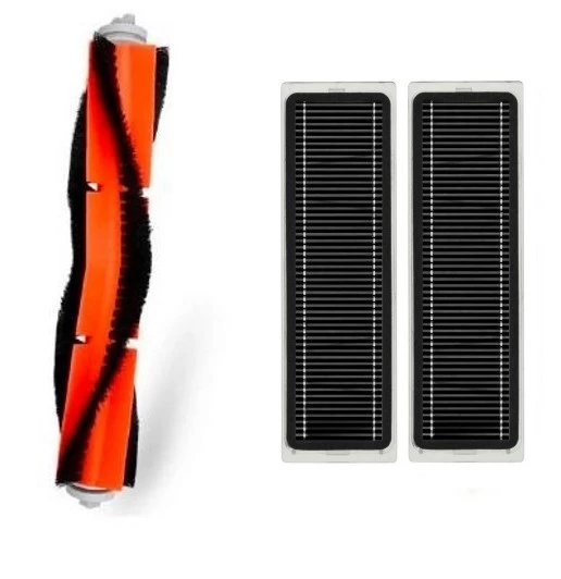 srfn ticaret Xiaomi 2c (XMSTJQR2C) Uyumlu 1 Adet Ana Fırça 2 Adet Aktif Karbonlu Hepa Filtre Seti ürün görseli 1