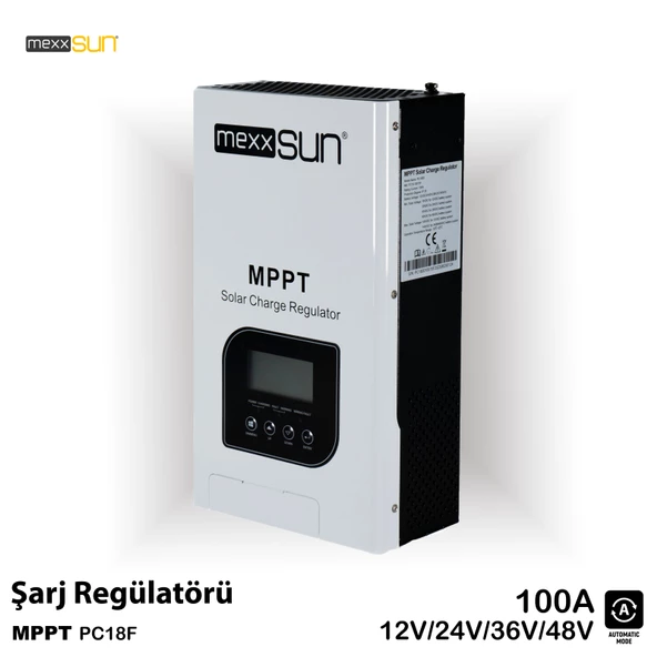 Mexxsun 12/24/48V 100A MPPT Şarj Regülatörü - Resim 3