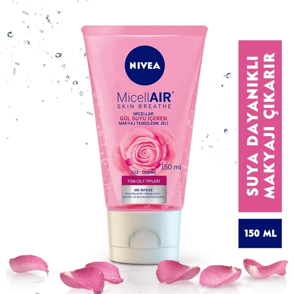 NİVEA VISAGE MAKYAJ TEMİZLEME JELİ GÜL 150ML ürün görseli 1