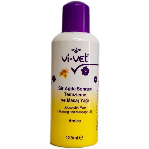 Vi-Vet Ağda Sonrası Temizleme Ve Masaj Yağı Arnika 125 ml 1 Ad. ürün görseli 1