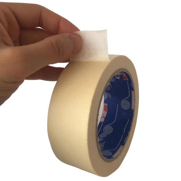 Kağıt Bant  35 Mm X 35 Mt Maskeleme Bandı Koli Bandı Krem Rengi Güçlü Yapışkanlı Bant ürün görseli 1