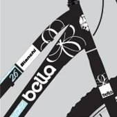 Bianchi Bella 26 V Fren 21 Vites 26 Jant Dağ Bisikleti Siyah Beyaz Turkuaz ürün görseli 1