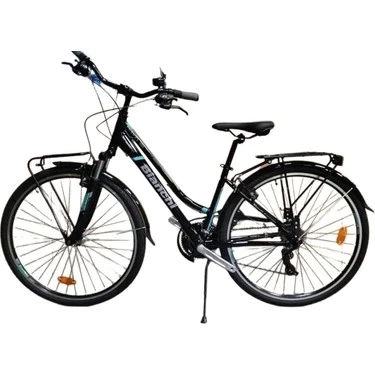 Bianchi Travel 505 V Fren 21 Vites 28 Jant Şehir Bisikleti Siyah Turkuaz 40 Kadro ürün görseli 1