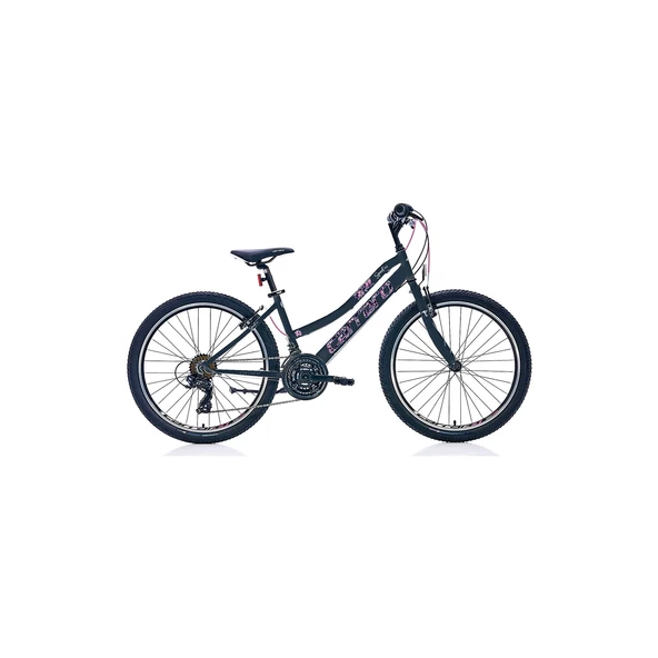 Carraro Speed 242 V Fren 21 Vites 24 Jant Dağ Bisikleti Siyah Pembe ürün görseli 1