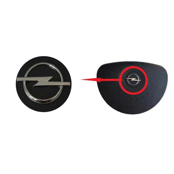 Opel Corsa C Airbag Kapağı Amblemi 427708161 ürün görseli 1