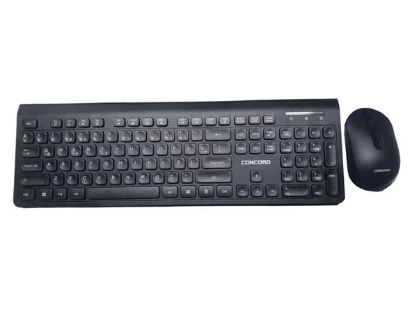 Concord C69 Kablosuz Multimedya Türkçe Q Klavye Mouse Seti - Resim 2