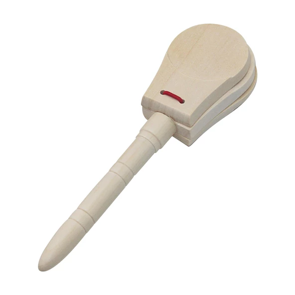 Jwin JC-08 Saplı Ahşap El Kastanyeti (Natural) Orff - Ritim Aleti ürün görseli 1