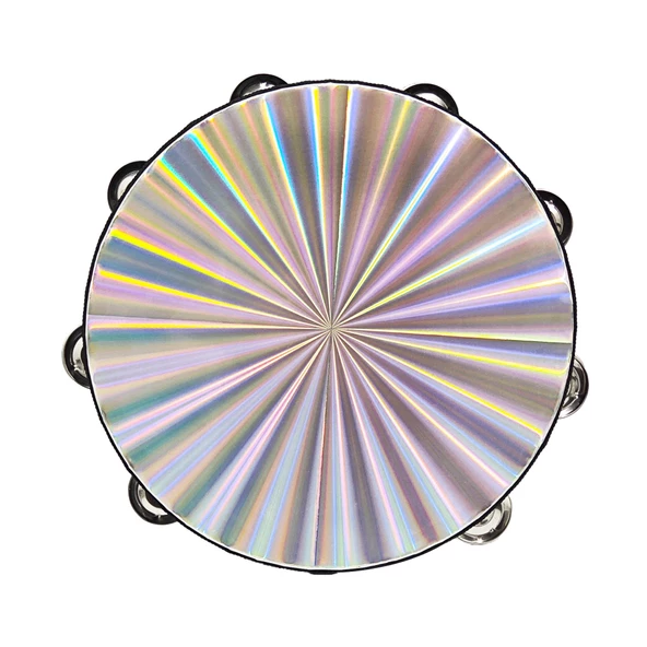 Jwin JDF-2505 Ahşap-Yansıtıcılı Parlak Plastik Tef Metal Zilli (25cm) Orff - Ritim Aleti ürün görseli 1