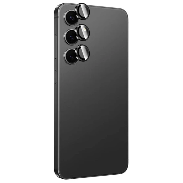 Vendas Samsung Galaxy S24 Plus Zore Titanium Premium Temperli Kamera Lens Koruyucu ürün görseli 1