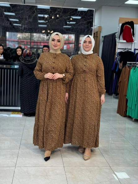 Bahar Elbise Taba ürün görseli 1