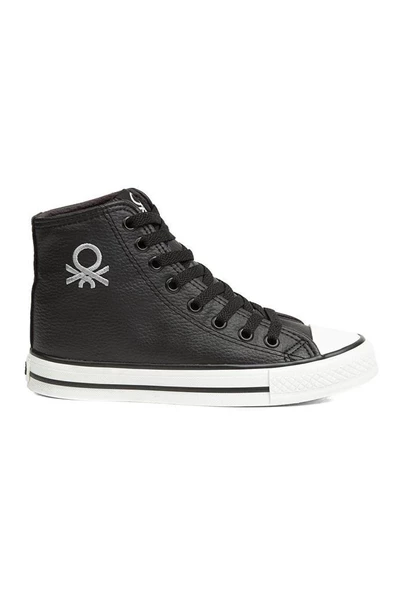 BENETTON BN-30727 BAĞCIKLI DERİ UNİSEX SNEAKERS SPOR BOT ürün görseli 1